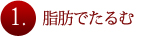脂肪でたるむ